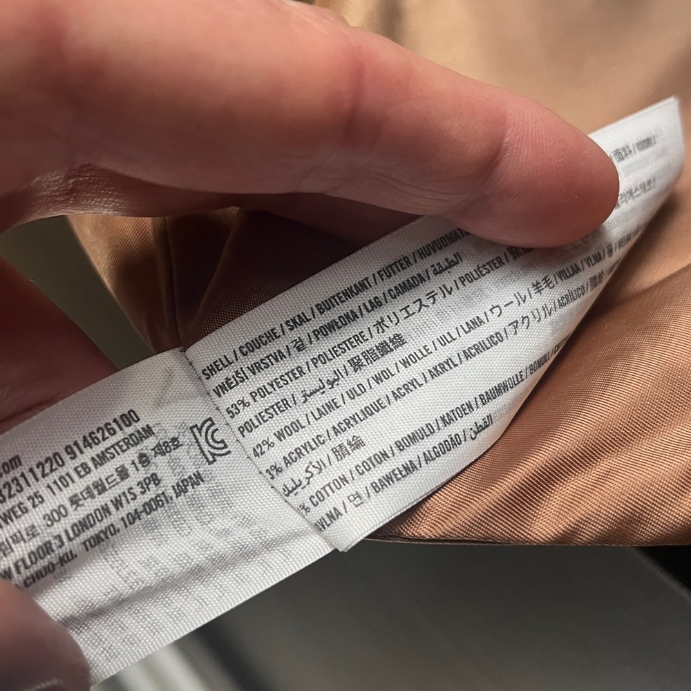 Abercrombie & Fitch Tan Trench Coat - Picture 6 of 6